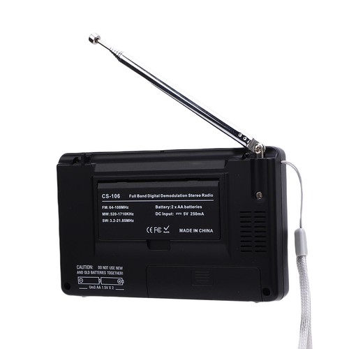 Portable radio - portable, fm